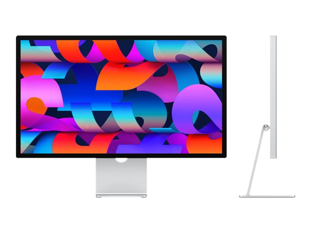 Studio Display 27" standard Glass per aziende – colore accurato e postazione unica per il lavoro