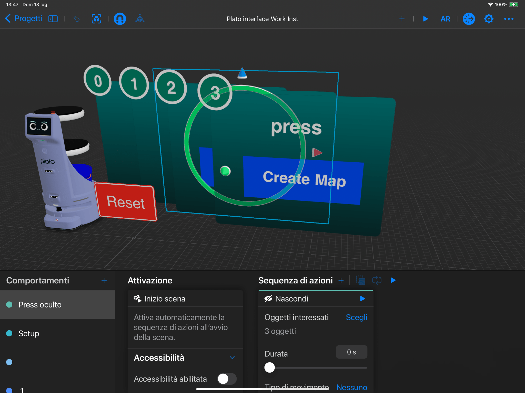 STRUZIONI DI LAVORO IN REALTÀ AUMENTATA CON APPLE REALITY COMPOSER - PORTABILE.EU