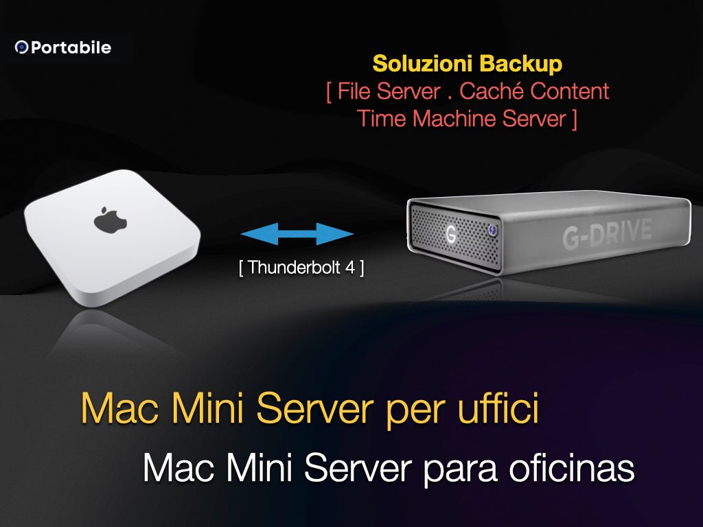 Mac mini Server per Time Machine Server e Content Catching - PORTABILE.EU